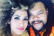 Babu Santana e a ex-noiva Tatiane Melo