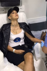 A atleta está em tratamento contra o câncer de mama