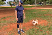 No Parque, Welber aproveitou o primeiro dia sem máscara