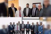 Encontro do padre Marco Aurélio, de Trindade, com representantes do governo federal em março deste ano