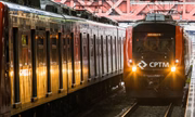 Trem do Expresso Aeroporto da CPTM, que conecta a capital a Guarulhos