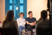 Maria Clara Gueiros, atriz, e Marcelo Adnet, ator