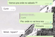 Troca de mensagens entre o capitão da Polícia Militar de Goiás, preso em Rio Verde, e adolescentes