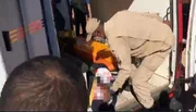 Policiais colocaram Lázaro dentro da ambulância