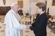 Papa Francisco e Dilma Roussef