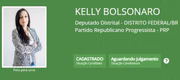 <strong>Kelly Bolsonaro:</strong> A dona de casa Kelly Cristina Pereira dos Santos, 32 anos, ou simplesmente Kelly Bolsonaro, também vai tentar a sorte nas eleições. Filiada ao PRP-DF, pretende conseguir uma cadeira na Câmara Legislativa a partir de 2019