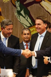 Presidente Jair Bolsonaro e presidente da Câmara, Arthur Lira
