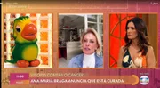 Ela estava com pneumonia e, por isso, se afastou da atração comandada por Fátima Bernardes