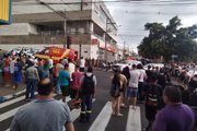 Populares acompanharam a ocorrência