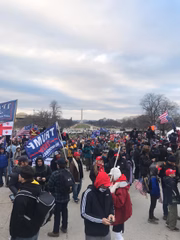 Manifestação trumpista em Washignton DC