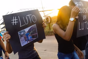Moradores do município fazem ato pelo professor morto