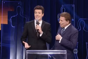 Rodrigo Faro e Silvio Santos