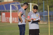 Técnico Luan Carlos e seu auxiliar Janderson