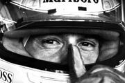 Ayrton Senna no GP Brasil,que venceu com a McLaren