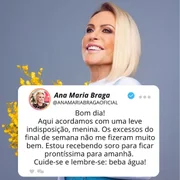 Ana Maria Braga tem mal-estar e se afasta do Mais Você