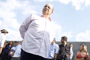 Ibaneis Rocha, candidato ao Palácio do Buriti, no Memorial JK