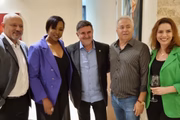 A Doutora Jane Klébia (Agir) foi homenageada pelos delegados