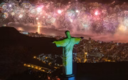 Redentor celebra a chegada do novo ano