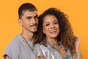 Merreca (Ruan Aguiar) e Soraya (Heslaine Vieira), de Fuzuê 