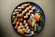 O sushi vem logo depois, da sexta posição