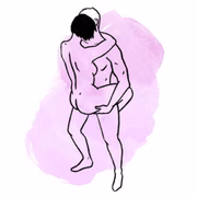 Em pé: fazer sexo em pé pode parecer um desafio com alturas diferentes, mas nada que não possa ser resolvido se a parceria mais alta der aquela ajudinha e levantar a mais baixa para a altura ideal. A posição permite não só penetração vaginal, mas também funciona para a anal