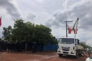 A polícia busca identificar os autores do "gato"