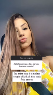 Ela também falou sobre ser comparada com algumas influenciadoras 