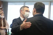 O encontro aconteceu logo antes da sabatina de André Mendonça iniciar no Senado