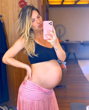 A última foto do barrigão postada por Giovanna 