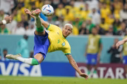 Atacante mostrou técnica no lance do segundo gol