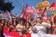 Boulos e Marta Suplicy participam do primeiro dia de campanha no Campo Limpo, zona sul
