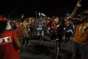 Protesto do MST, em Brasília