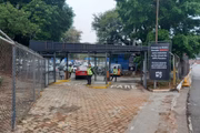 Entrada do estacionamento para carros de app no Aeroporto de Congonhas