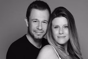Tiago Leifert e Daiana Garbin
