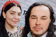 Sara Mariano e Ederlan, produtor e marido