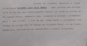 Conclusão da denúncia de Nunes à Justiça