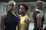 Danai Gurira, Lupita Nyong'o e Florence Kasumba: parte do elenco feminino de Pantera Negra
