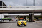 Tropas da Polícia Militar do Distrito Federal (PMDF) e membros da Força Nacional de Segurança guardavam o local