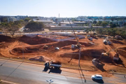 Obras nos trechos 2 e 6, também na Epig, que estão sendo realizadas pela Secretaria de Obras no Parque da Cidade