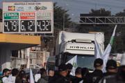 Manifestação seguiu durante toda a manhã na via expressa