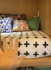 Titi, 7, também terá um cantinho no espaço para brincar com os irmãos 