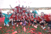 O Manchester United conquistou o título da Women's Championship no seu primeiro ano de existência