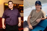 Joao Guilherme Silva, filho de Faustão, antes e depois da bariátrica
