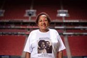 Maria Cecília ainda não conhecia o estádio