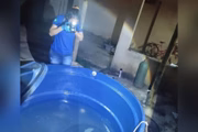 Perita analisa caixa d'água que pode ter sido usada em homicídios
