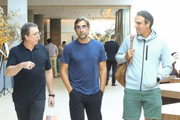 Tadeu Schmidt, Boninho e Rodrigo Dourado