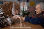 Mãe e filha estavam emocionadas 