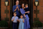 Príncipe William e Kate Middleton são pais de George, Charlotte e Louis