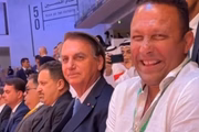 Bolsonaro e Renzo Gracie assistem a competição de jiu-jítsu