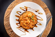 Risoto de camarão do Calle 11